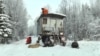 Russia -- ecological activists protesting building of a new dump in Arkhangelsk Oblast 